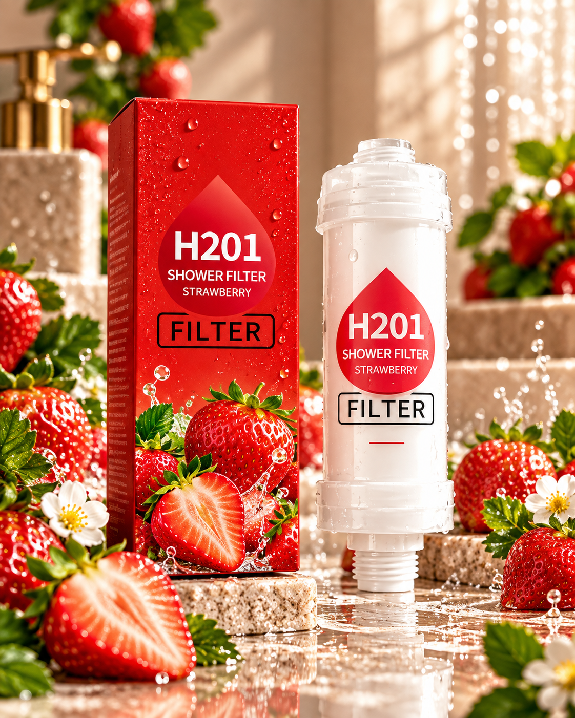 LIMPURA™ H201 AquaScent – Filtro de Ducha con Aromaterapia