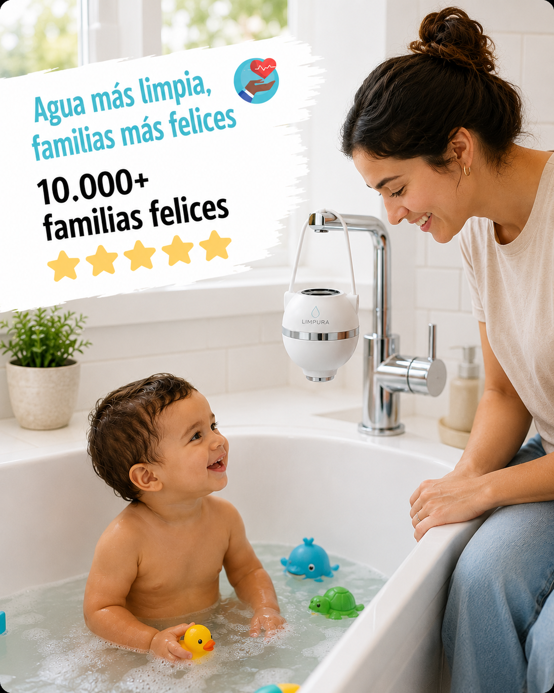 Filtro de Baño 10X LIMPURA™