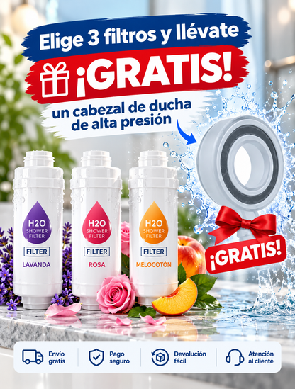 LIMPURA™ H201 AquaScent – Filtro de Ducha con Aromaterapia