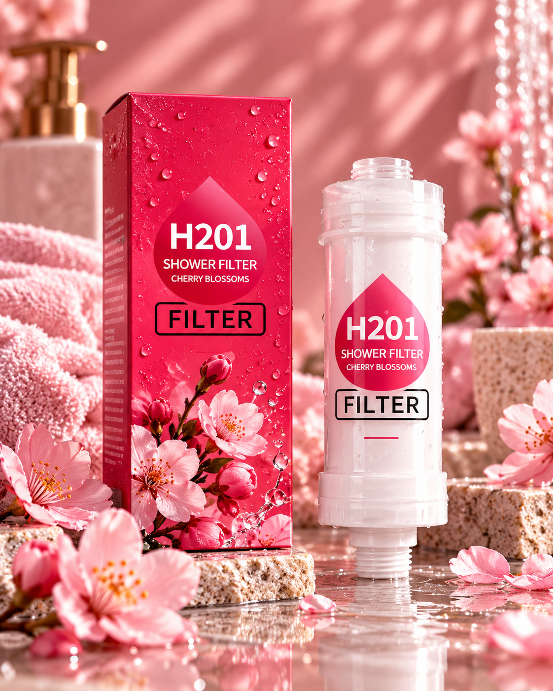 LIMPURA™ H201 AquaScent – Filtro de Ducha con Aromaterapia