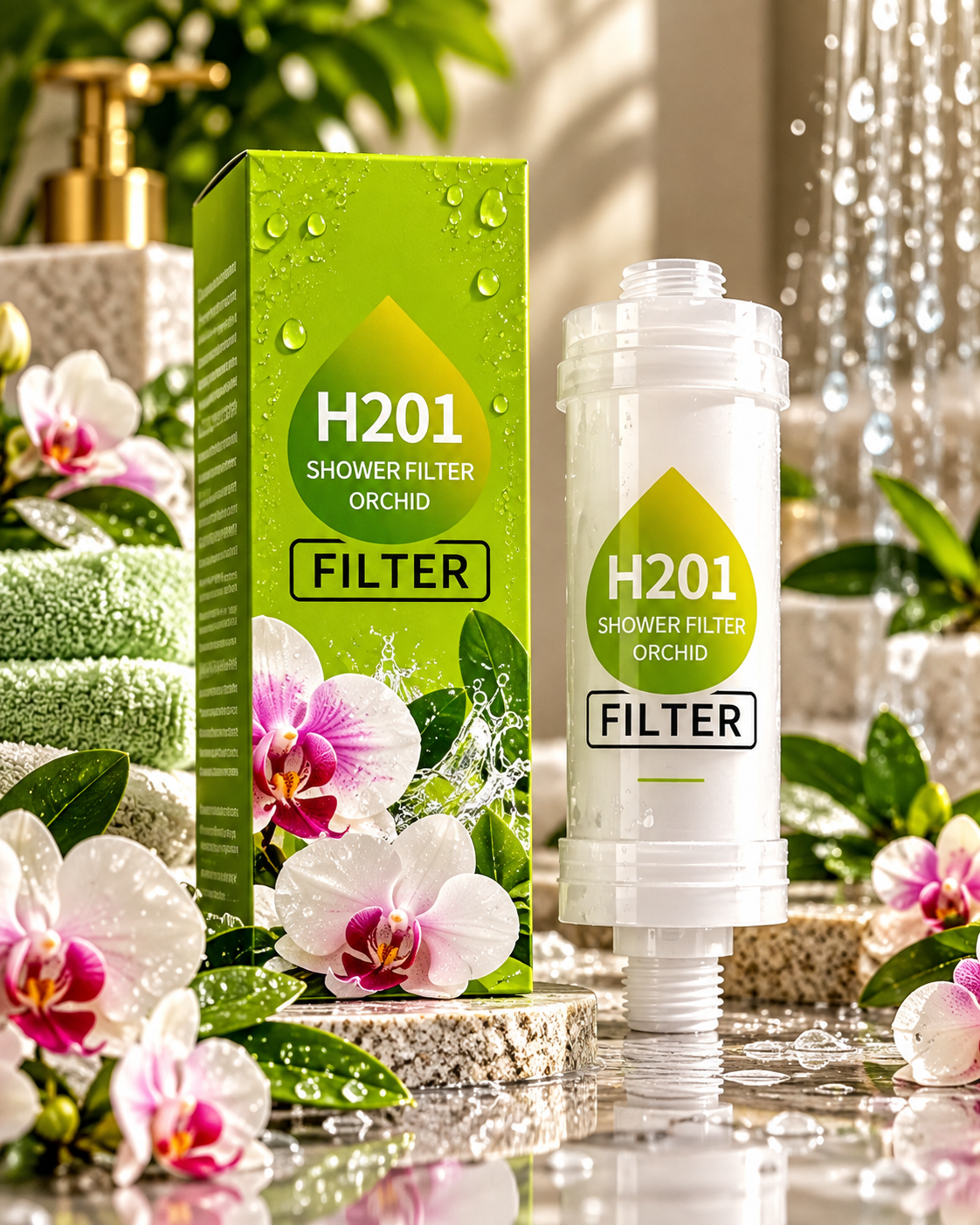 LIMPURA™ H201 AquaScent – Filtro de Ducha con Aromaterapia