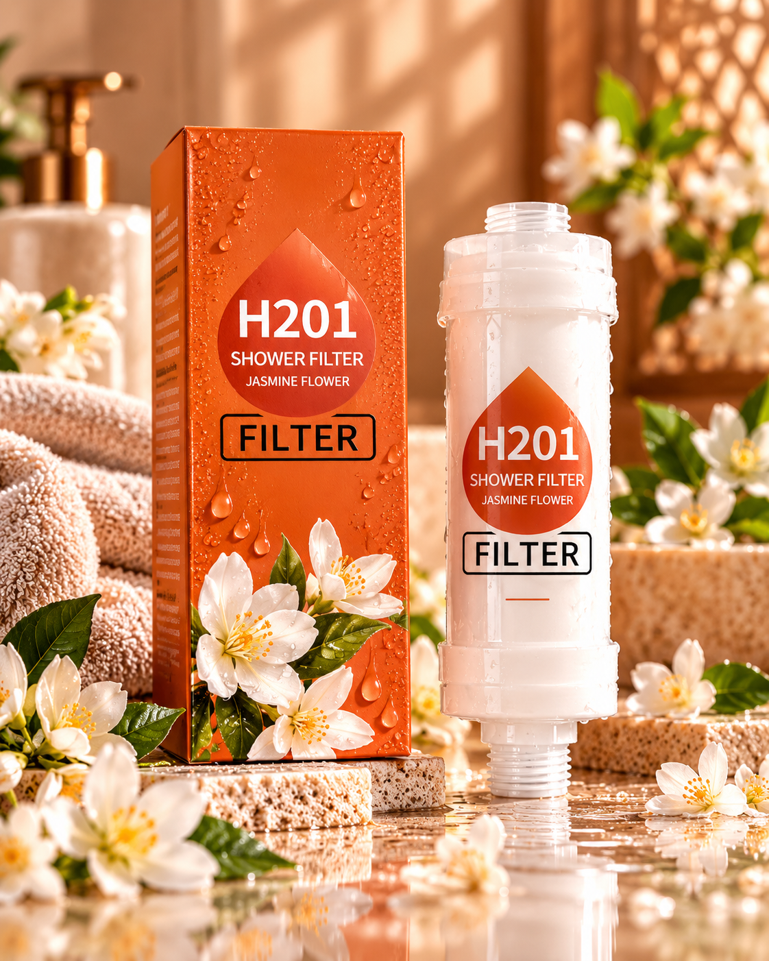 LIMPURA™ H201 AquaScent – Filtro de Ducha con Aromaterapia